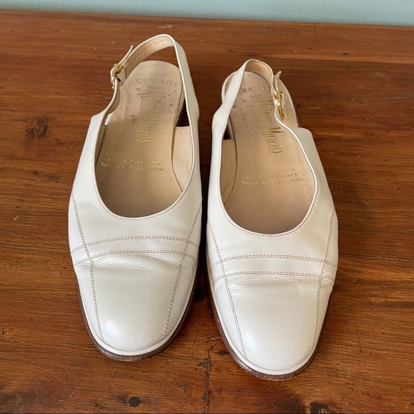 Gravati per Neiman Marcus leather slingback shoe - Picture 5 of 10